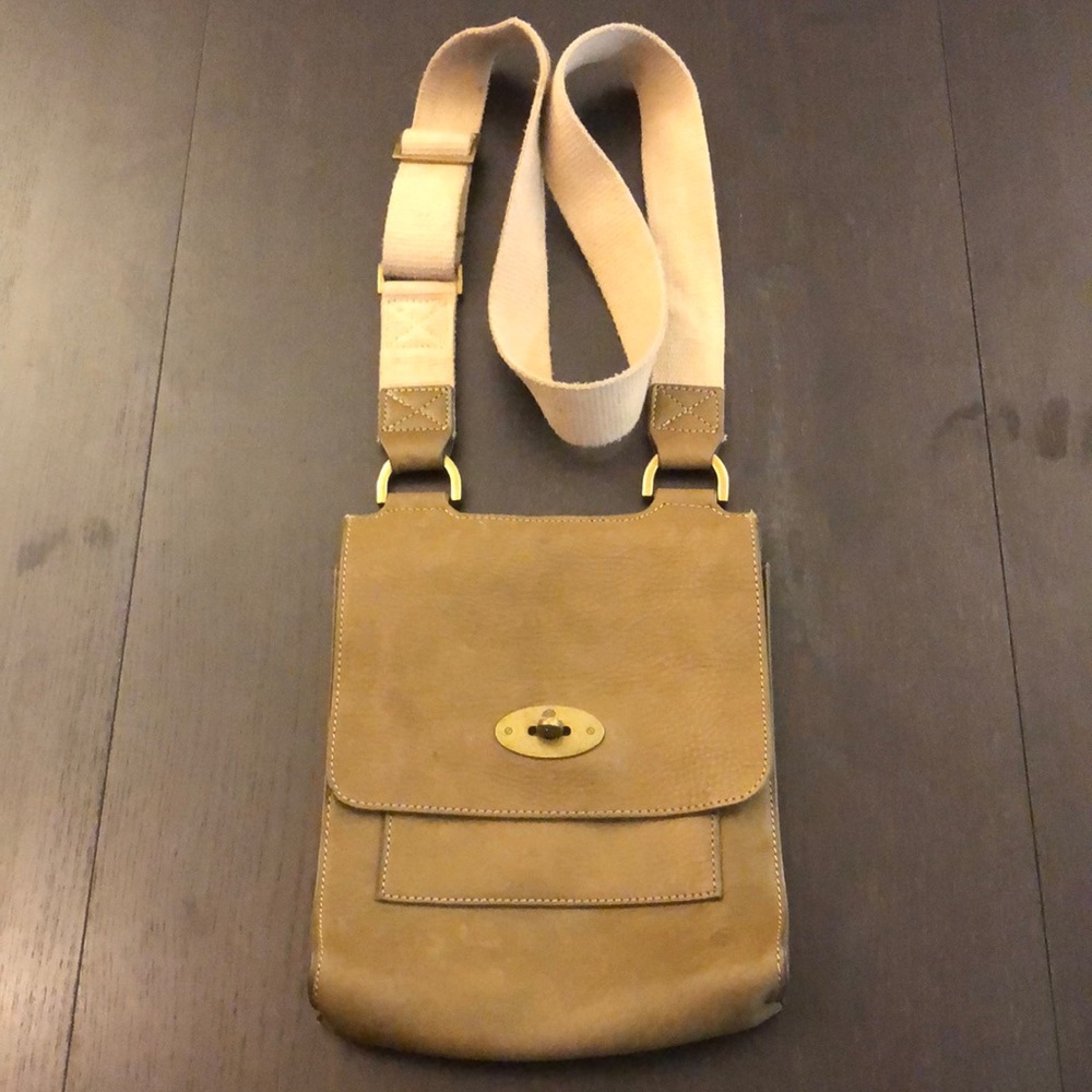 Mulberry Leather Crossbody Bag